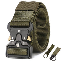 Tactical Military Belt - Choice Of All Metal Clip or Metal & Plastic Clip