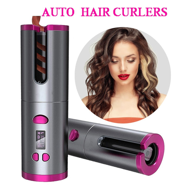 Hair Curler - Ceramic Cordless & USB Rechargeable