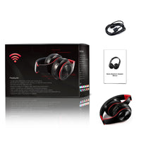 Bluetooth Headphones With MP3 Function SD Card Support And FM Radio