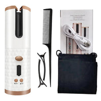 Hair Curler - Ceramic Cordless & USB Rechargeable