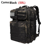 Waterproof Tactical Backpack With Molle Attachments - 30L/50L 1000D Nylon