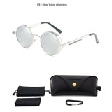 Gothic Steampunk Sunglasses Polarized UV400 Blocks 100% UAV & UVB Rays - High Quality Metal Frame