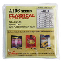 Classical Guitar Strings A106 Clear Nylon