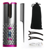 Hair Curler - Ceramic Cordless & USB Rechargeable