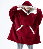 Hoodie Blanket With Sleeves