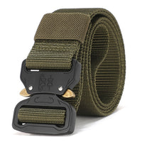 Tactical Military Belt - Choice Of All Metal Clip or Metal & Plastic Clip