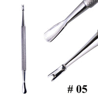 Cuticle Pusher Double Ended Made From Stainless Steel 1pcs