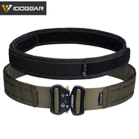 Tactical Belt With Molle Attachments & Quick Release Metal Buckle