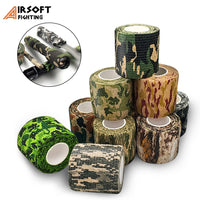 Tactical Self-Adhesive Camouflage Tape 5cm*4.5M  - STRETCH WRAP NOT STICKY