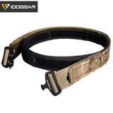 Tactical Belt With Molle Attachments & Quick Release Metal Buckle