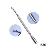 Cuticle Pusher Double Ended Made From Stainless Steel 1pcs