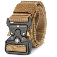 Tactical Military Belt - Choice Of All Metal Clip or Metal & Plastic Clip