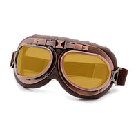 Classic Retro Vintage Motorcycle Goggles Glasses