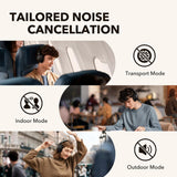 Bluetooth Noise Cancelling Headphones Hi Res 40 Hours Play Time