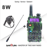 Baofeng 8W UV-5R Walkie Talkie Camo Dual Band UV5R 8W UHF VHF Two Way Radio UV 5R HF Transceiver UV-82