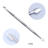 Cuticle Pusher Double Ended Made From Stainless Steel 1pcs