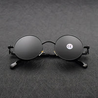 Gothic Steampunk Sunglasses Polarized UV400 Blocks 100% UAV & UVB Rays - High Quality Metal Frame