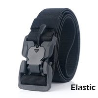 Tactical Belt With Quick Magnetic Release Buckle