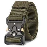 Tactical Military Belt - Choice Of All Metal Clip or Metal & Plastic Clip