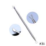 Cuticle Pusher Double Ended Made From Stainless Steel 1pcs