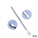 Cuticle Pusher Double Ended Made From Stainless Steel 1pcs