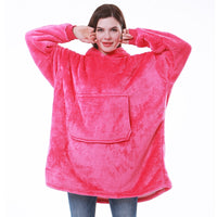 Hoodie Blanket With Sleeves