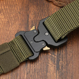 Tactical Military Belt - Choice Of All Metal Clip or Metal & Plastic Clip