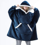 Hoodie Blanket With Sleeves