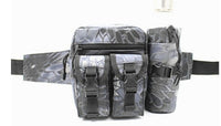 Tactical Waist Bag - 4 Large Pockets & Water Bottle Holder