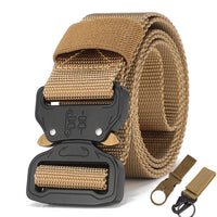 Tactical Military Belt - Choice Of All Metal Clip or Metal & Plastic Clip