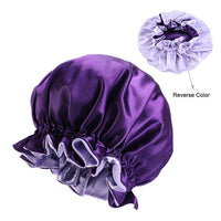 Silky Satin Bonnet For Sleep Cap & Hair Wrap