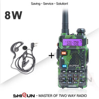 Baofeng 8W UV-5R Walkie Talkie Camo Dual Band UV5R 8W UHF VHF Two Way Radio UV 5R HF Transceiver UV-82