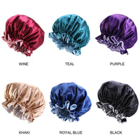 Silky Satin Bonnet For Sleep Cap & Hair Wrap