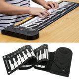 Roll Up Piano Keyboard 49 Keys - 8 Drum Modes, 16 Sound Functions & 10 Point Rhythm Selection