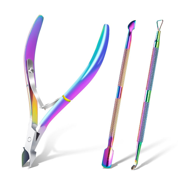 Premium Nail Clippers & Cuticle Pushers