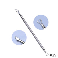 Cuticle Pusher Double Ended Made From Stainless Steel 1pcs