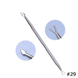 Cuticle Pusher Double Ended Made From Stainless Steel 1pcs