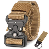 Tactical Military Belt - Choice Of All Metal Clip or Metal & Plastic Clip