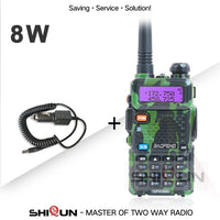 Baofeng 8W UV-5R Walkie Talkie Camo Dual Band UV5R 8W UHF VHF Two Way Radio UV 5R HF Transceiver UV-82