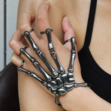 Steam Punk Gothic Skeleton Hand Bracelet