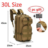 Waterproof Tactical Backpack With Molle Attachments - 30L/50L 1000D Nylon