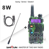 Baofeng 8W UV-5R Walkie Talkie Camo Dual Band UV5R 8W UHF VHF Two Way Radio UV 5R HF Transceiver UV-82