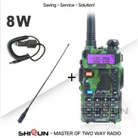 Baofeng 8W UV-5R Walkie Talkie Camo Dual Band UV5R 8W UHF VHF Two Way Radio UV 5R HF Transceiver UV-82