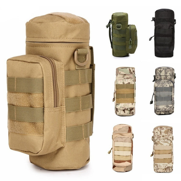 Tactical Water Bottle Pouch With Molle Attachments