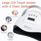 Sun X7 Max UV LED Professional Lamp Nail Dryer For Hands & Feet