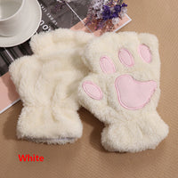 Winter Warm Fingerless Paw Gloves