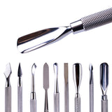 Cuticle Pusher Double Ended Made From Stainless Steel 1pcs