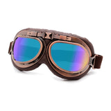 Classic Retro Vintage Motorcycle Goggles Glasses