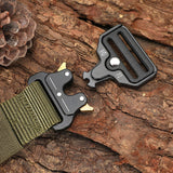 Tactical Military Belt - Choice Of All Metal Clip or Metal & Plastic Clip