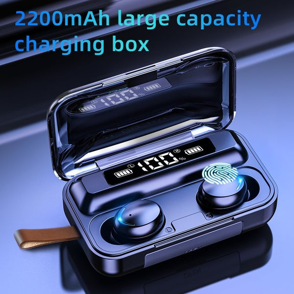 Bluetooth Earphones 2200mAh With Charging Case